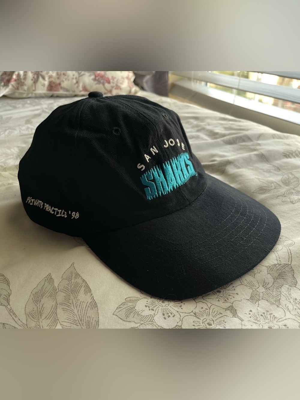 Vintage San Jose Sharks Hat Private Practice 1998 Killer Instinct NHL Hockey 90s